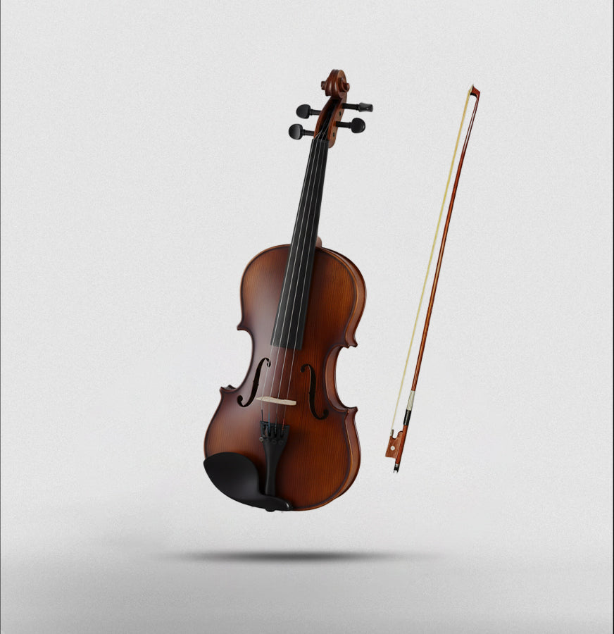 Arctic Apex 4/4 Violin Kit with Case, Bow & Rosin (Solid Wood)