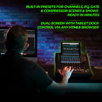 Peavey Aureus 28 Channel Digital Mixer with 10 Inch Touchscreen