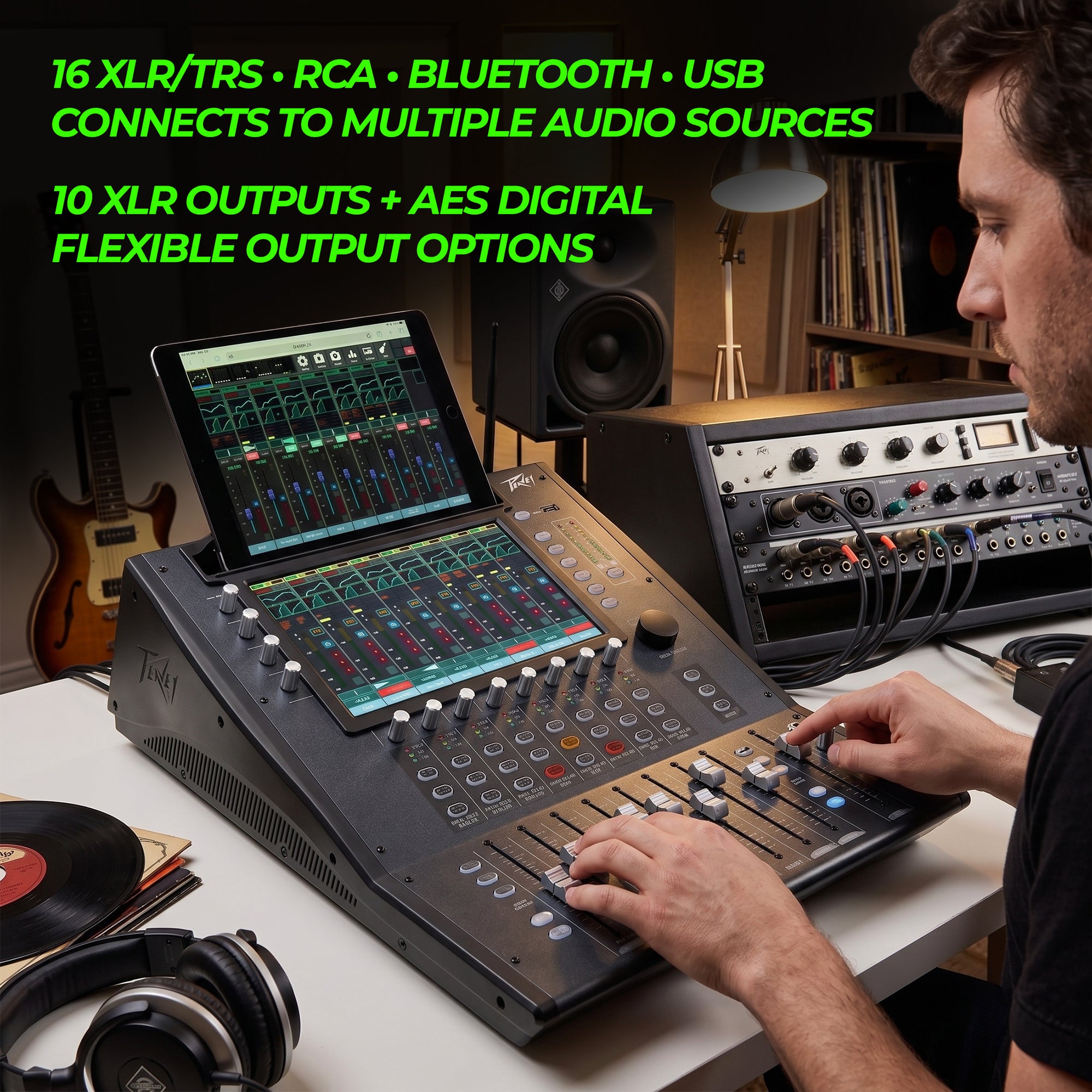 Peavey Aureus 28 Channel Digital Mixer with 10 Inch Touchscreen