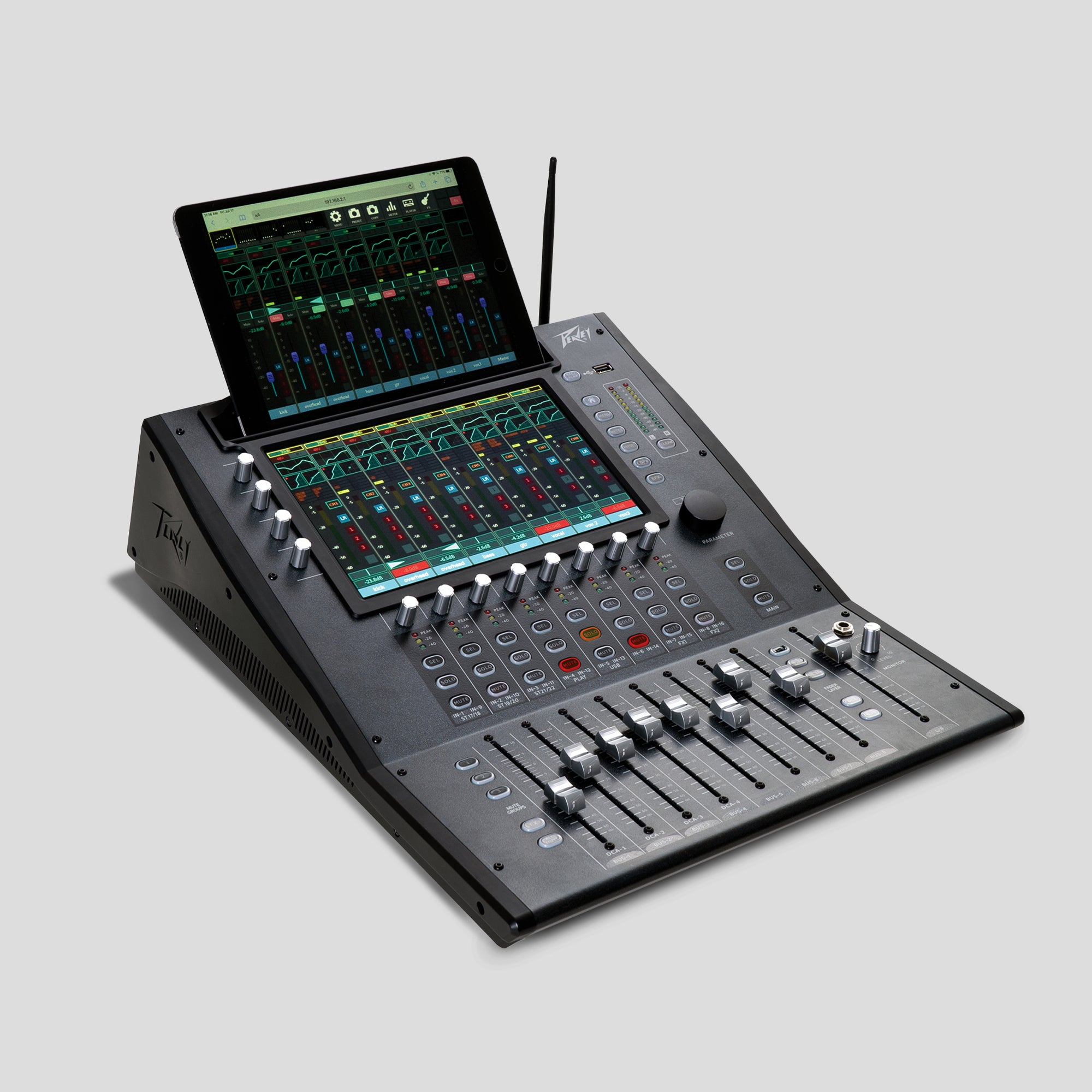 Peavey Aureus 28 Channel Digital Mixer with 10 Inch Touchscreen