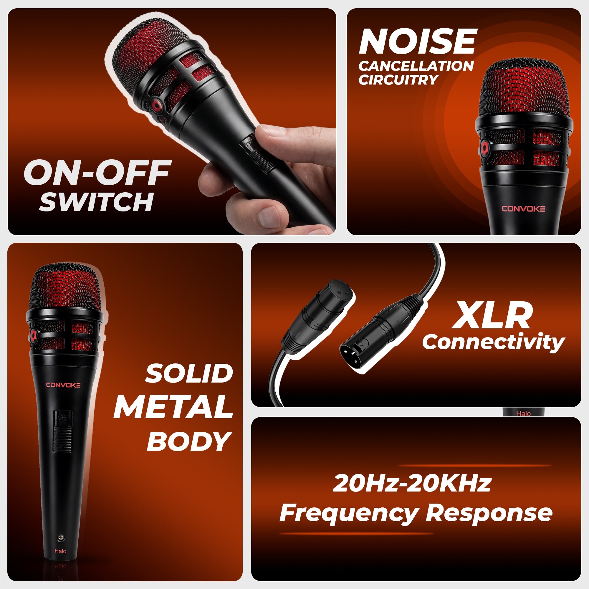 CONVOKE HALO Condenser Microphone