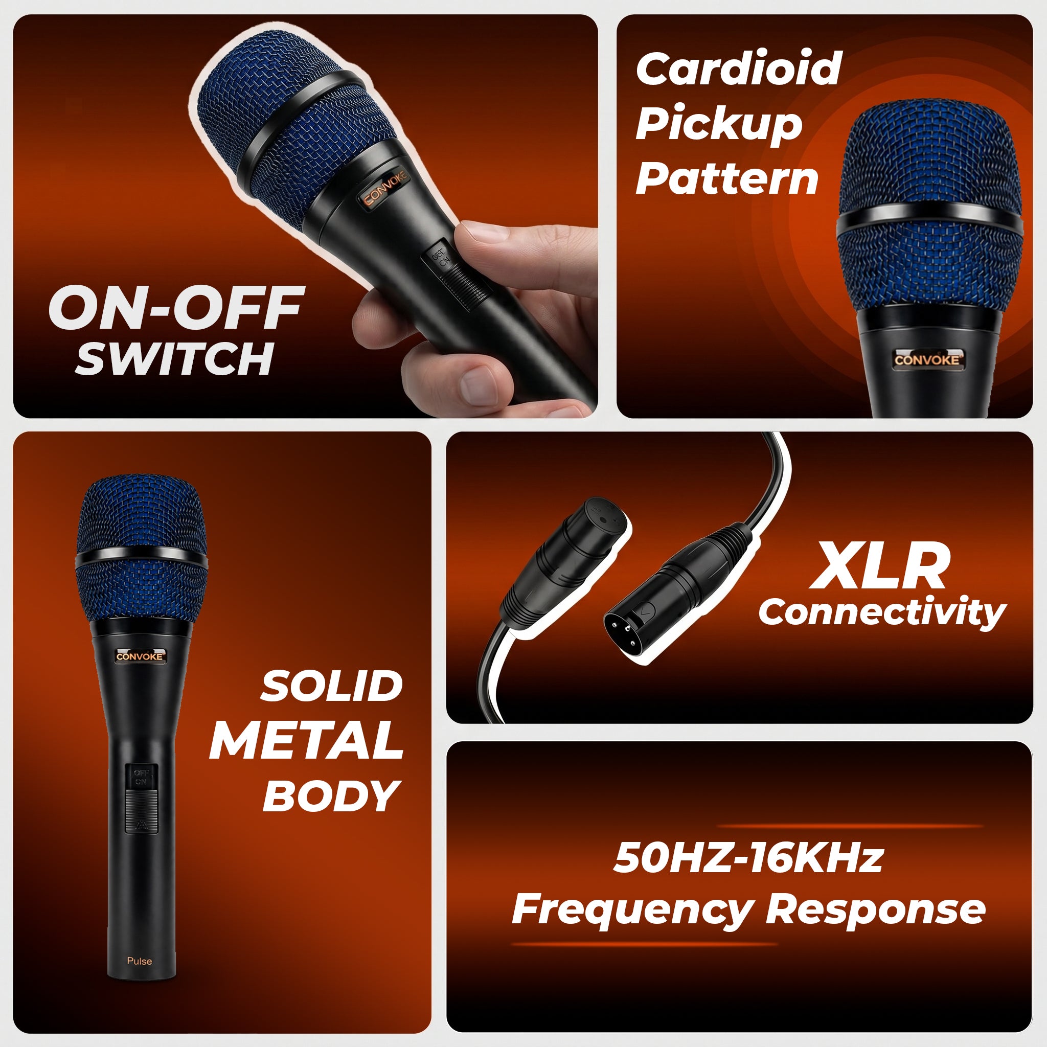 CONVOKE PULSE Dynamic Microphone