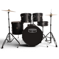 Black drum set with 'Cosmos' branding on a white background