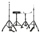 Arctic Cronos 5-Piece Acoustic Drum Kit (Red) with Cymbals, Sticks & Throne
