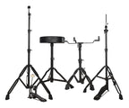 Arctic Cronos 5-Piece Acoustic Drum Kit (Black) with Cymbals, Sticks & Hardware
