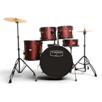 Drum set with 'Cosmos' branding on a white background