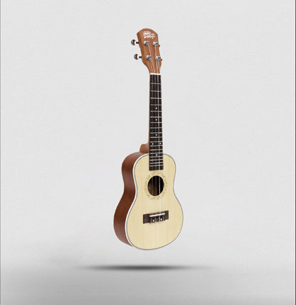 Intern 21 Inch Soprano Ukulele with Gig Bag – Natural