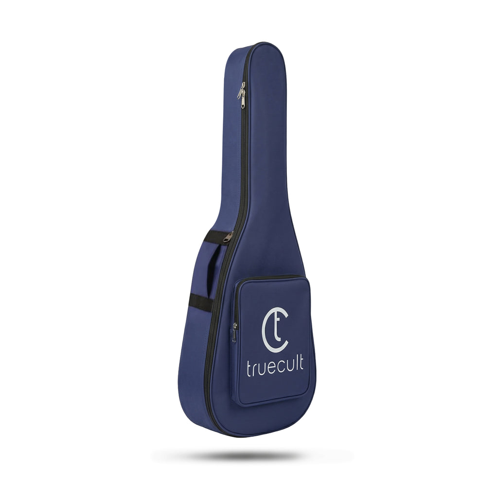 True Cult Acoustic Guitar Bag for 38-42" Guitar | Padded, Adjustable, Travel Gig Case | Navy Blue
