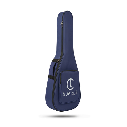 True Cult Acoustic Guitar Bag for 38-42" Guitar | Padded, Adjustable, Travel Gig Case | Navy Blue