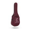 True Cult Acoustic Guitar Bag for 38-42" Guitar | Padded, Adjustable, Travel Gig Case | Wine Red