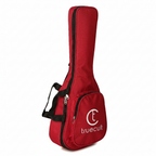 True Cult Ukulele Bag for Concert/Tenor/Soprano Ukulele Padded Quality (Red)