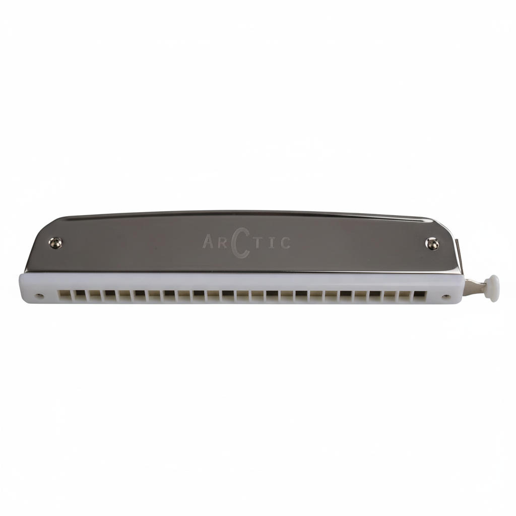 ARCTIC C Scale 24-Hole Chromatic Scale Changer Harmonica with Case – Premium Mouth Organ