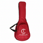 True Cult Ukulele Bag for Concert/Tenor/Soprano Ukulele Padded Quality (Red)
