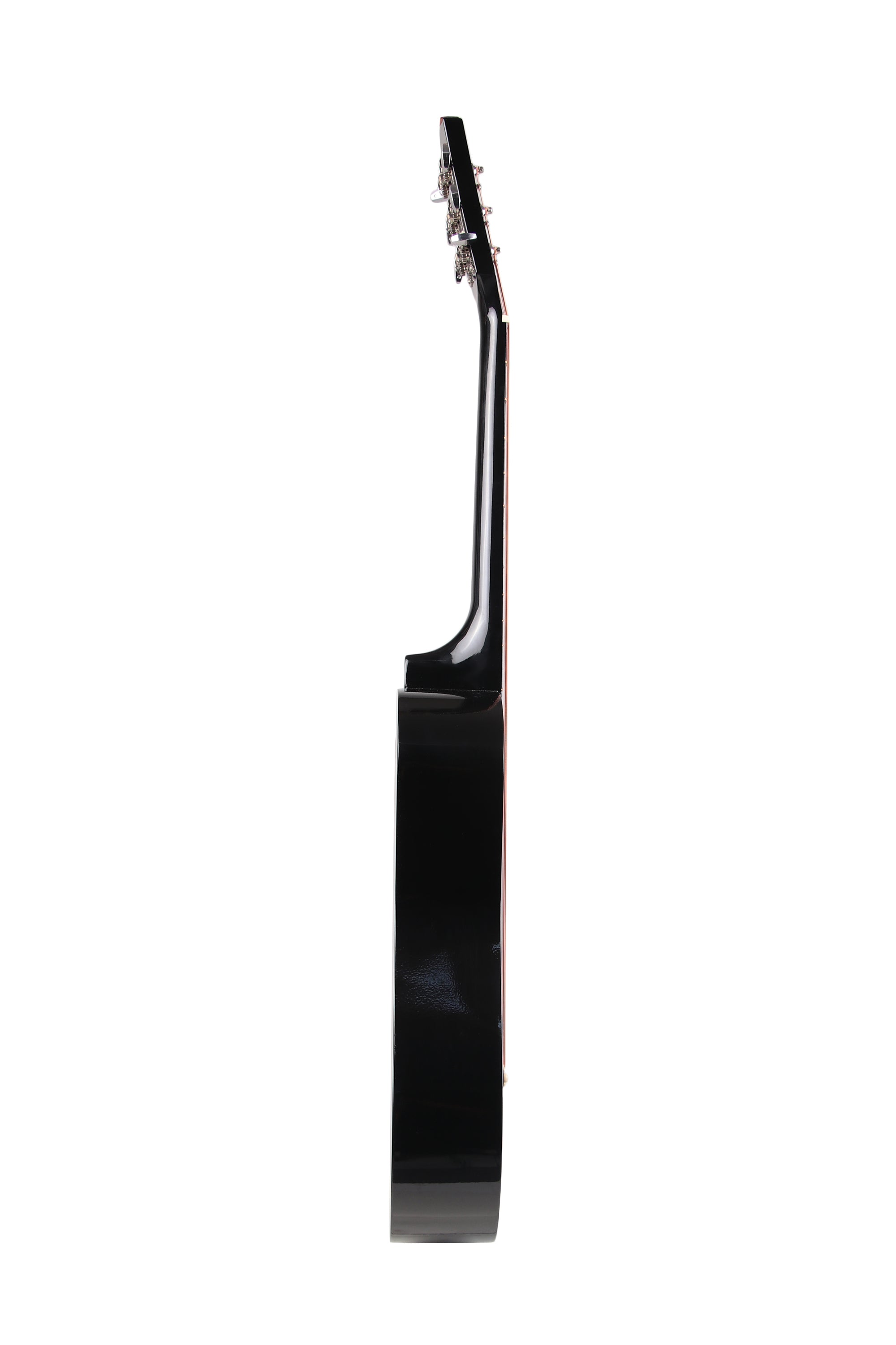 Revel 38 inch Acoustic Guitar with Bags & Picks - Black Glossy Finish