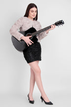 Revel 38 inch Acoustic Guitar with Bags & Picks - Black Glossy Finish