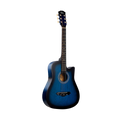 Intern INT-38C-BL | 38" Acoustic Guitar Kit - Blue Matte Finish