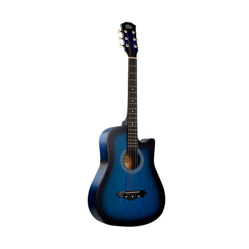 Intern INT-38C-BL | 38" Acoustic Guitar Kit - Blue Matte Finish