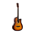 Intern INT-38C-SB | 38" Acoustic Guitar Kit - Sunbrust Matte Finish