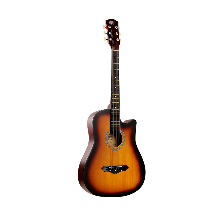 Intern INT-38C-SB | 38" Acoustic Guitar Kit - Sunbrust Matte Finish