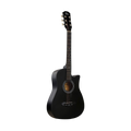 Intern INT-38C-BK | 38" Acoustic Guitar Kit - Matte Black Finish
