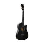 Intern INT-38C-BK | 38" Acoustic Guitar Kit - Matte Black Finish