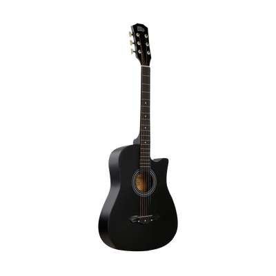Intern INT-38C-BK | 38" Acoustic Guitar Kit - Matte Black Finish