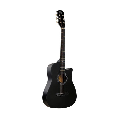 Intern INT-38C-BK | 38" Acoustic Guitar Kit - Matte Black Finish