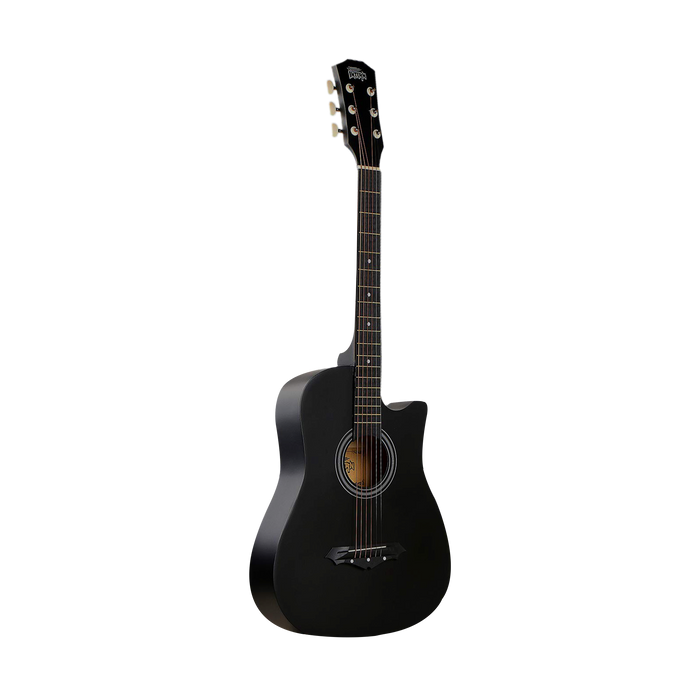 Intern INT-38C-BK | 38" Acoustic Guitar Kit - Matte Black Finish