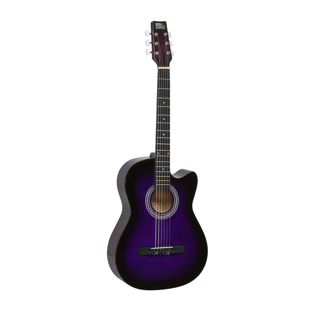 Intern INT-38C-VTS | 38" Acoustic Guitar Kit - Violet Matte Finish