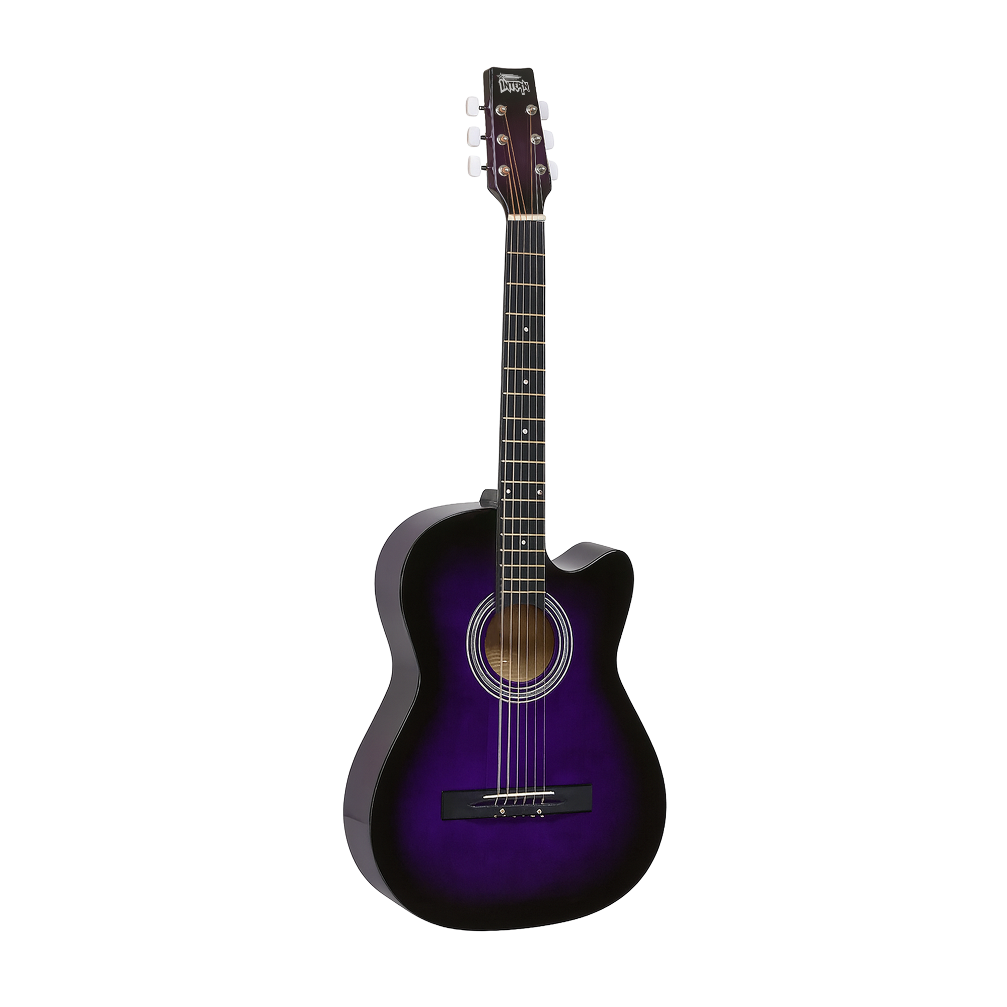 Intern INT-38C-VTS | 38" Acoustic Guitar Kit - Violet Matte Finish