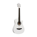 Intern INT-38C-WH | 38" Acoustic Guitar Kit - White Matte Finish
