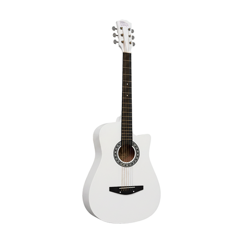 Intern INT-38C-WH | 38" Acoustic Guitar Kit - White Matte Finish