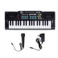 Intern 37-Key Mini Keyboard Piano with Microphone and Power Adapter