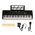 Intern 61-Keys Portable Piano Keyboard – Touch Response, 200 Rhythms & Tones
