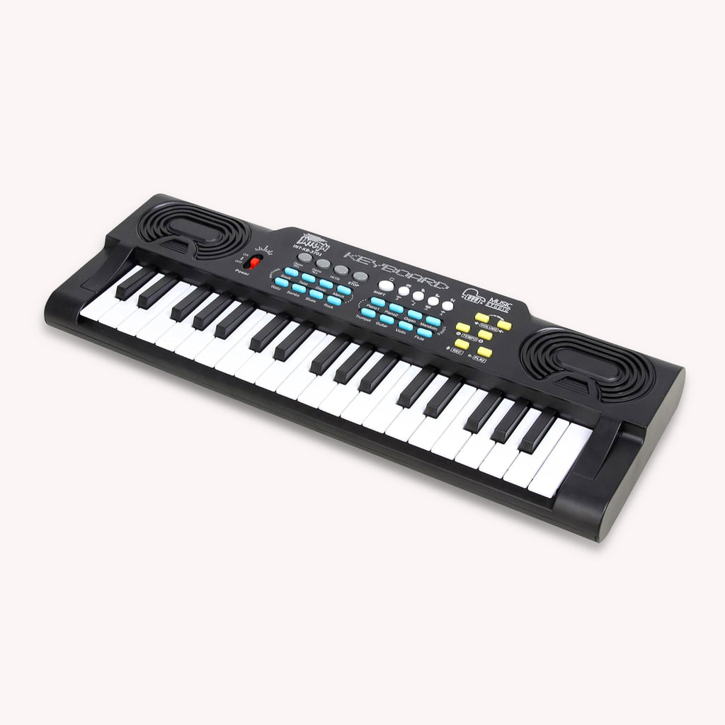 Intern 37-Key Mini Keyboard Piano with Microphone and Power Adapter
