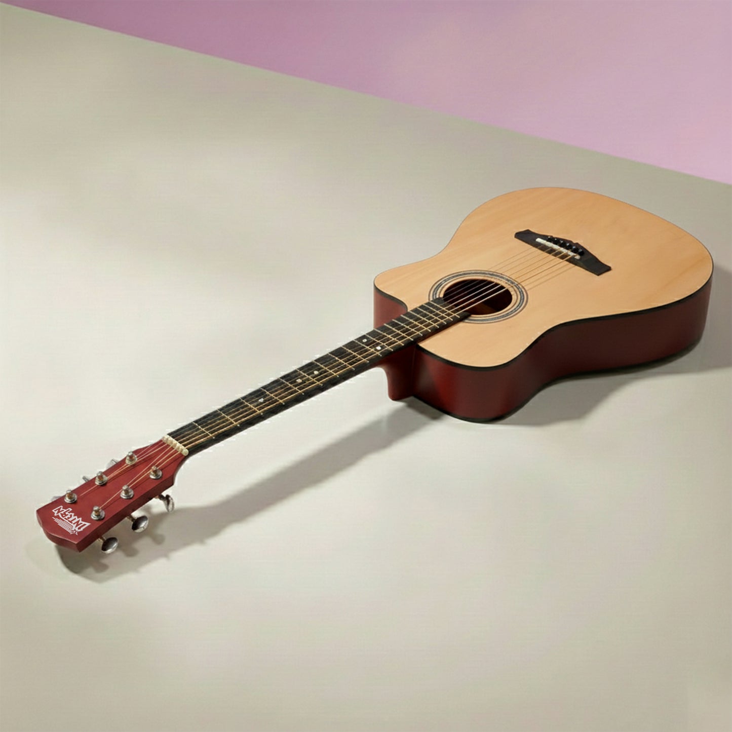 Intern INT-38C | 38" Acoustic Guitar Kit - Natural Matte Finish