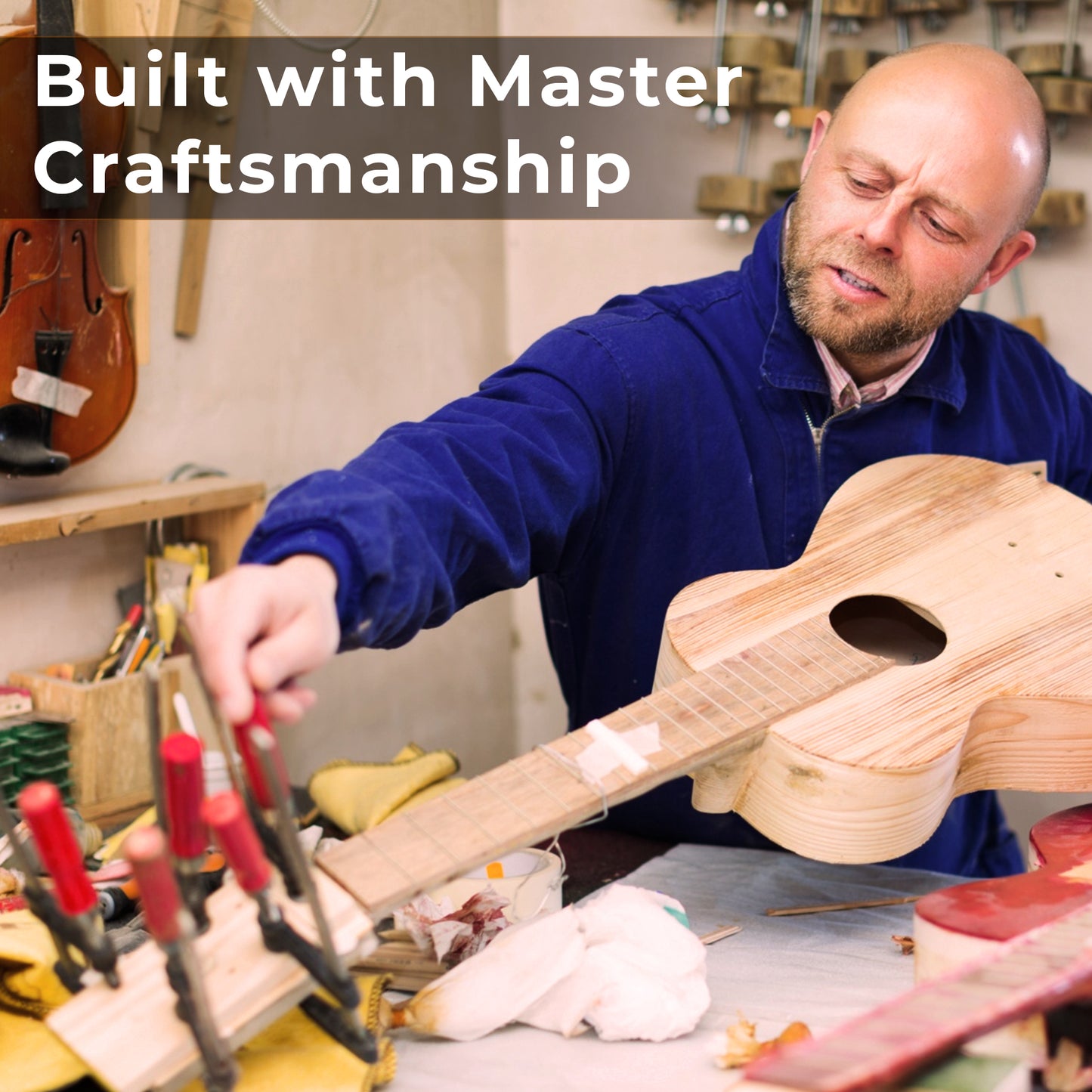 Intern INT-38C | 38" Acoustic Guitar Kit - Sunbrust Matte Finish