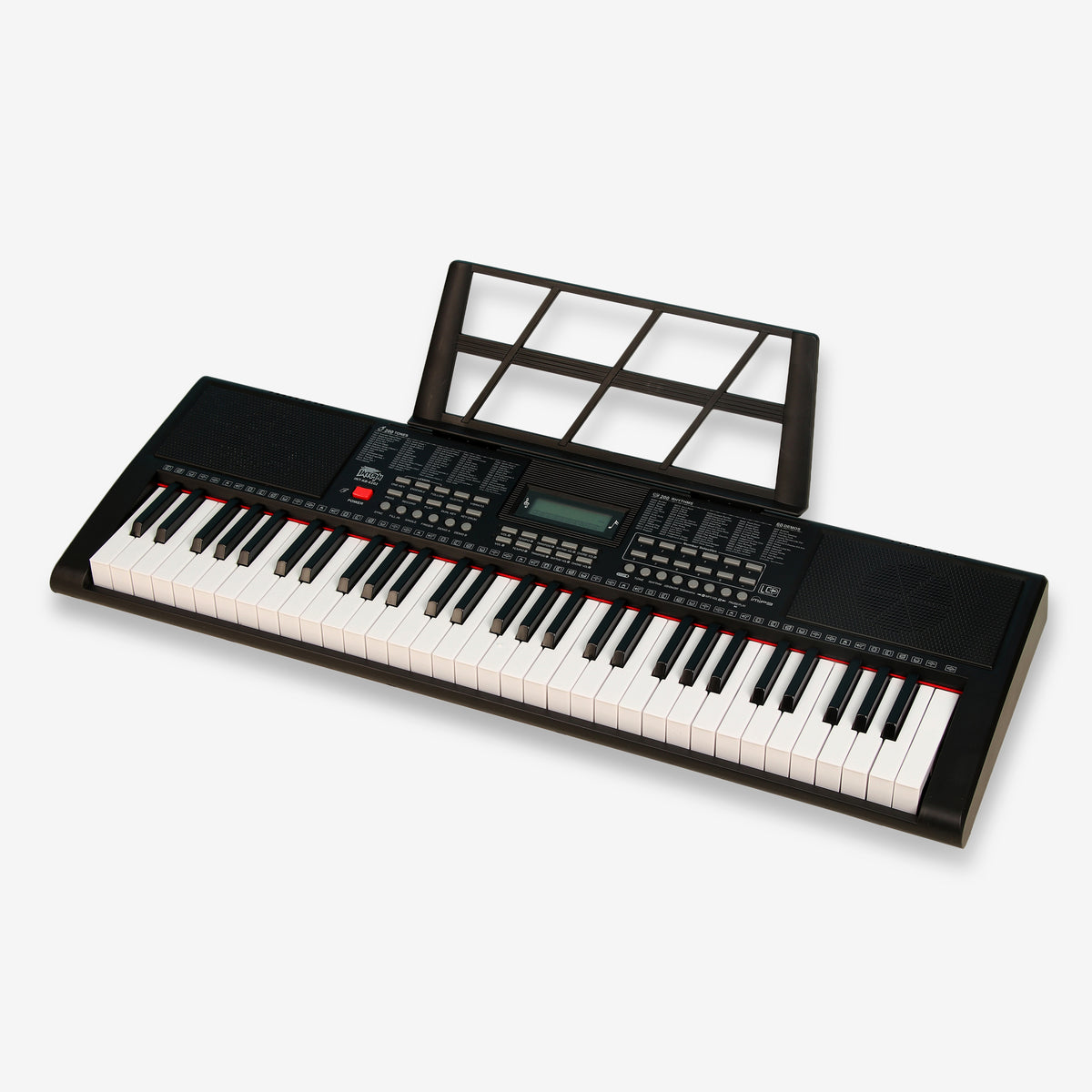Intern 61-Key Digital Keyboard Piano with Mic and Power Adapter