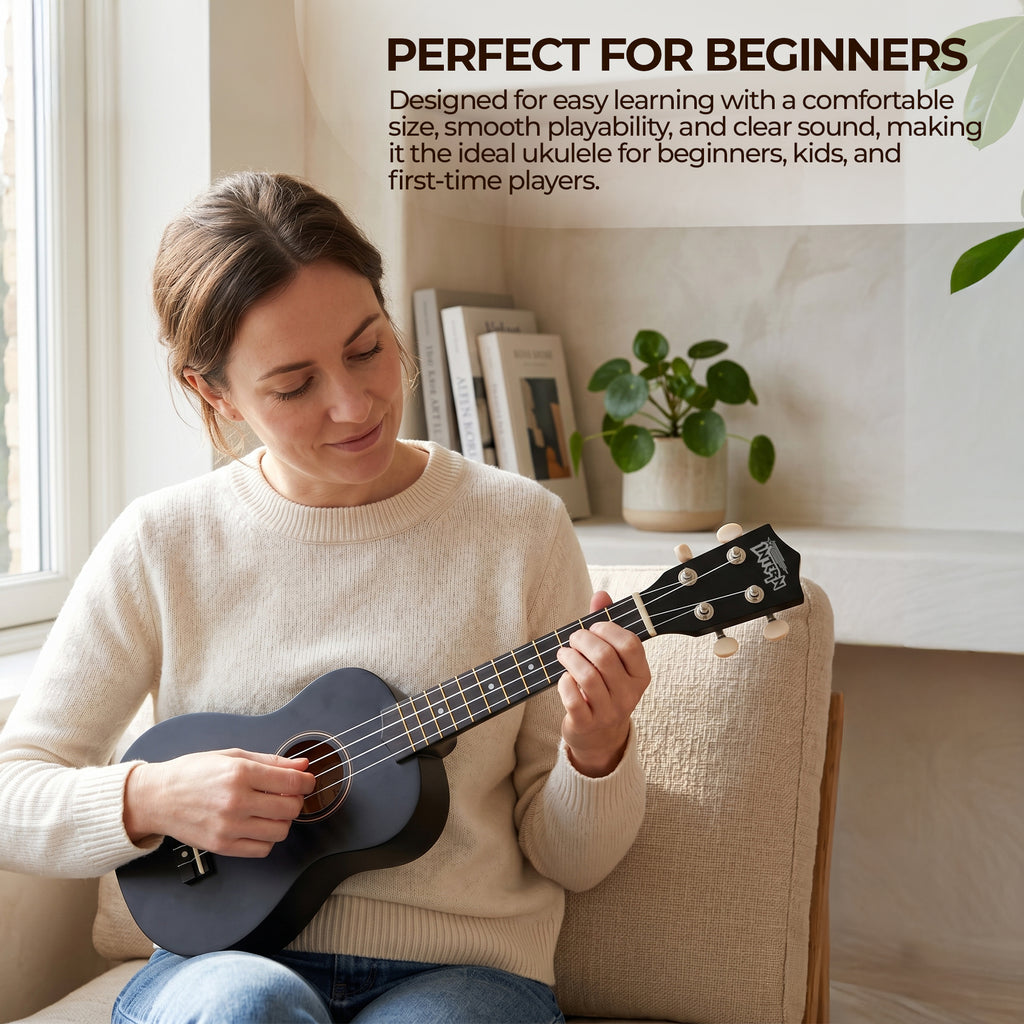 Intern 21 Inch Soprano Ukulele with Bag