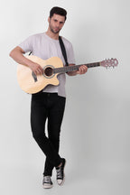 Intern 41 Inch Acoustic Guitar Set – Natural