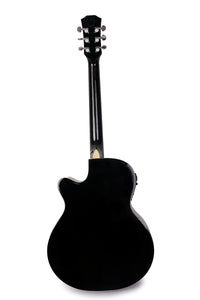 Intern 41 Inch Acoustic Guitar Set – Black