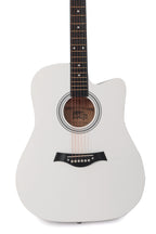 Intern 41 Inch Acoustic Guitar Set – White