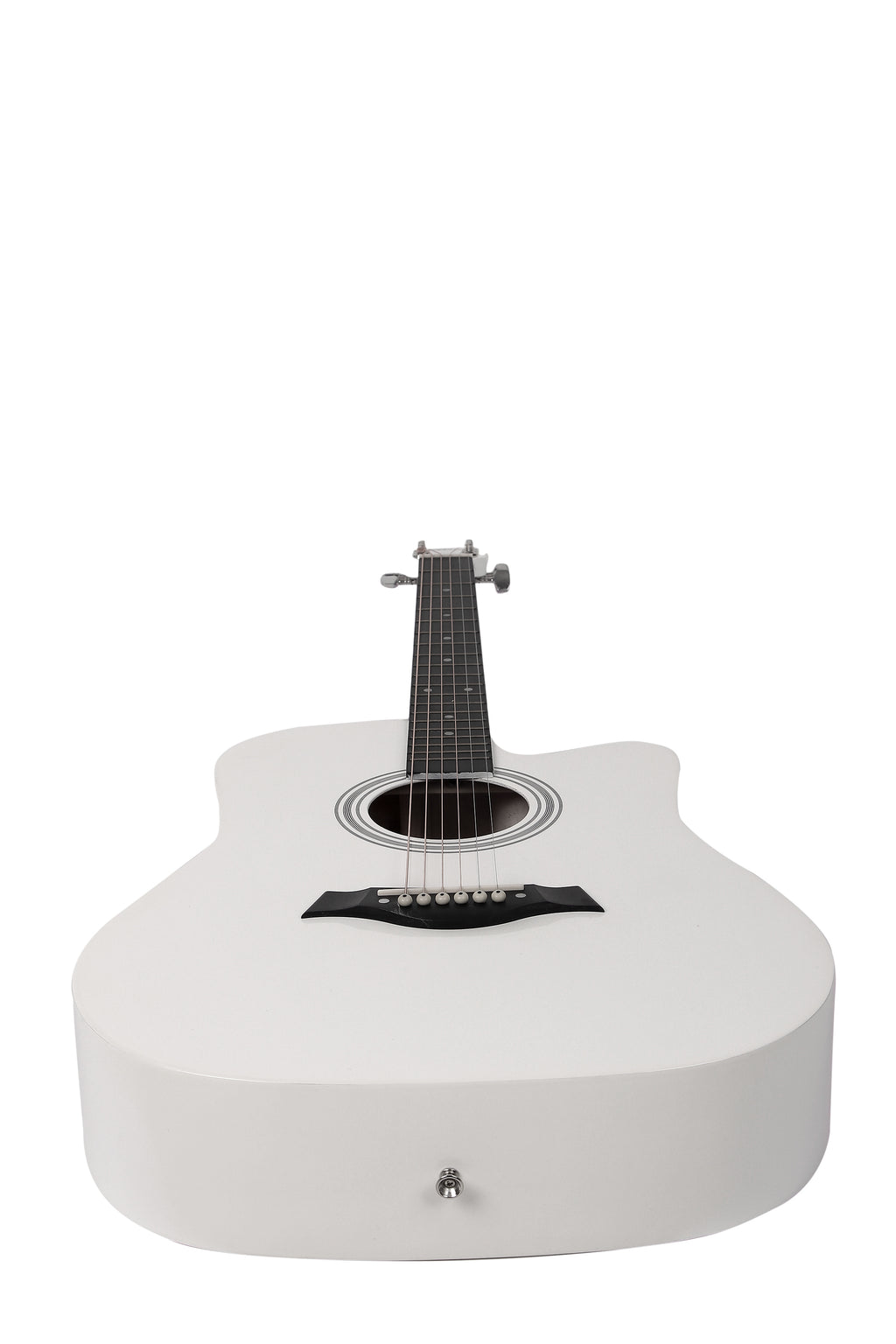 Intern 41 Inch Acoustic Guitar Set – White