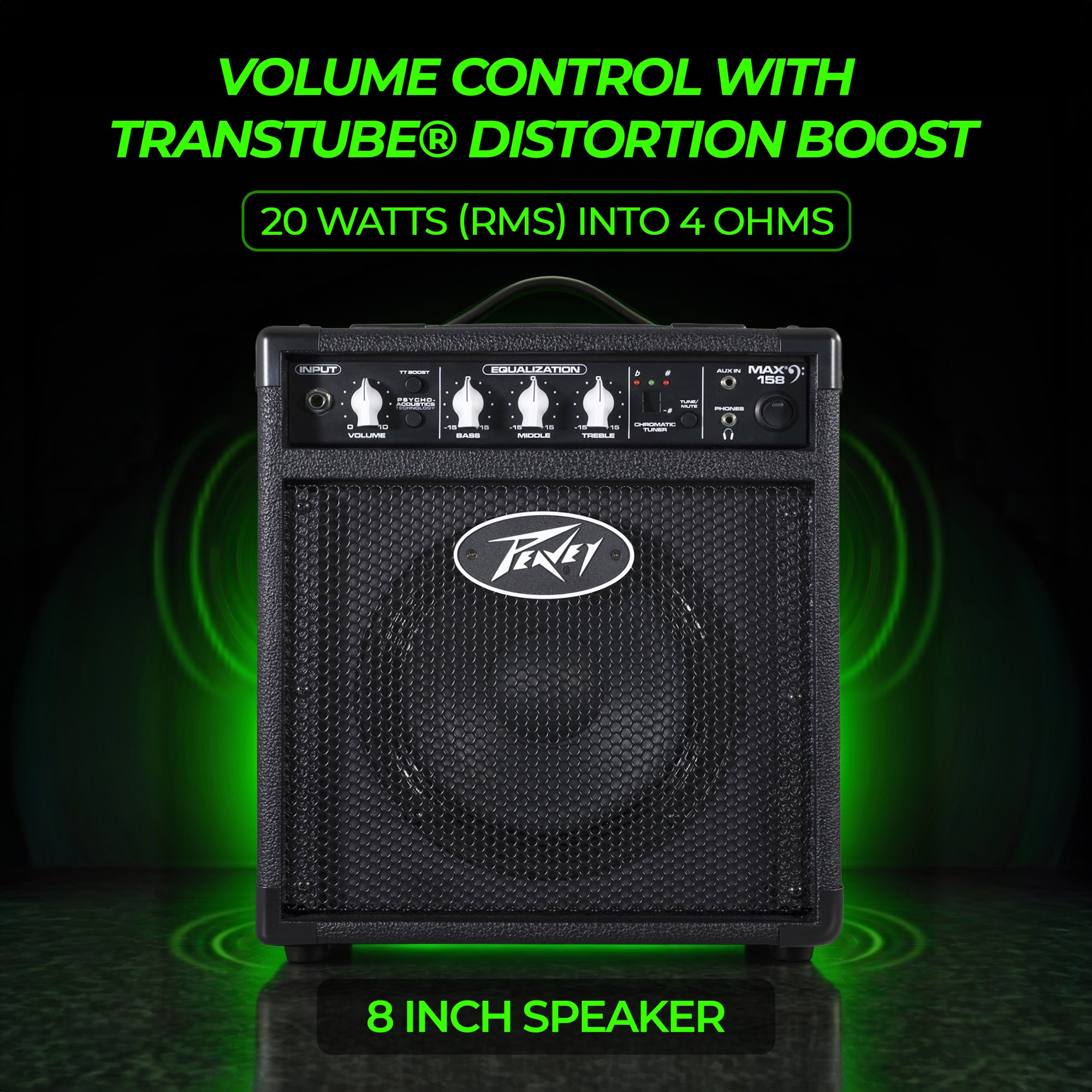 Peavey MAX® 158 20-Watt Bass Amp Combo