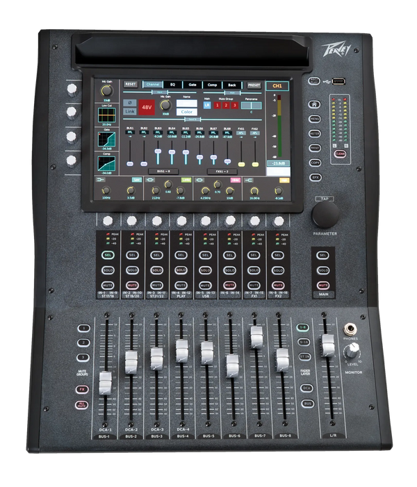 Peavey Aureus 28 Channel Digital Mixer with 10 Inch Touchscreen