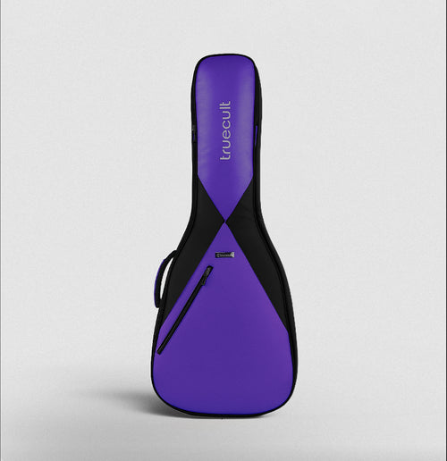 True Cult Padded Acoustic Guitar Bag – Violet | Fits Yamaha, Fender, Ibanez, Cort, ESP, Epiphone, Kadence & More