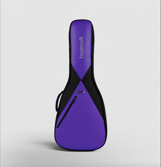 True Cult Padded Acoustic Guitar Bag – Violet | Fits Yamaha, Fender, Ibanez, Cort, ESP, Epiphone, Kadence & More
