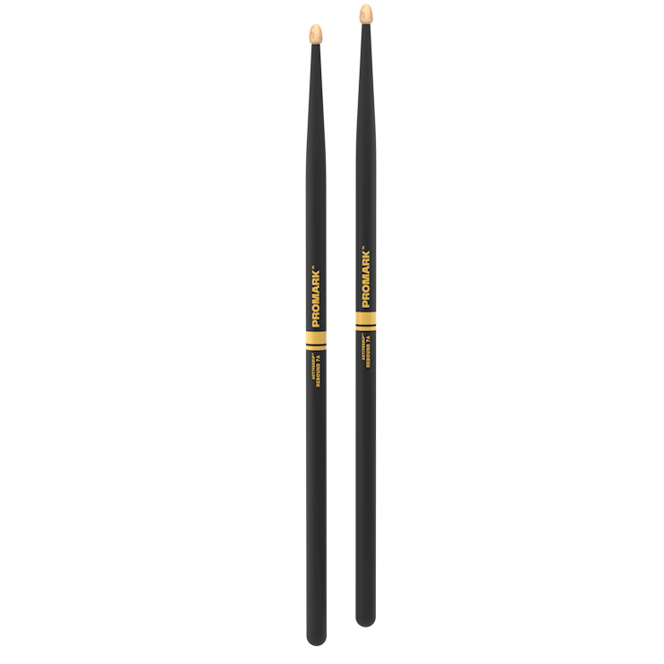 ProMark R7AAG Rebound 7A ActiveGrip Hickory Drumstick - Acorn Tip