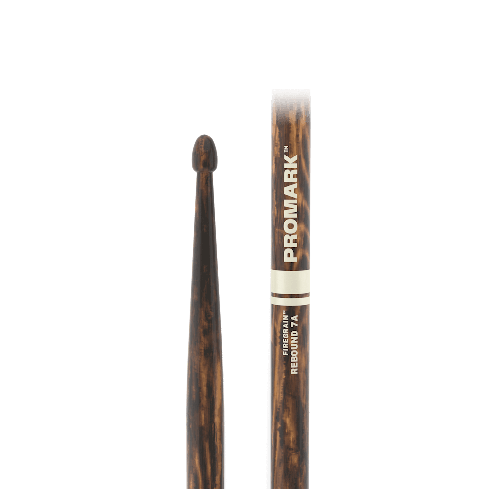 ProMark R7AFG Rebound 7A FireGrain Hickory Drumstick - Acorn Tip