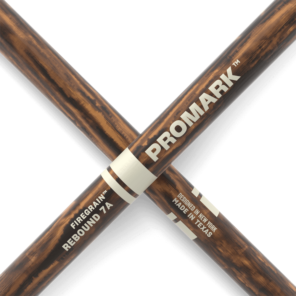 ProMark R7AFG Rebound 7A FireGrain Hickory Drumstick - Acorn Tip